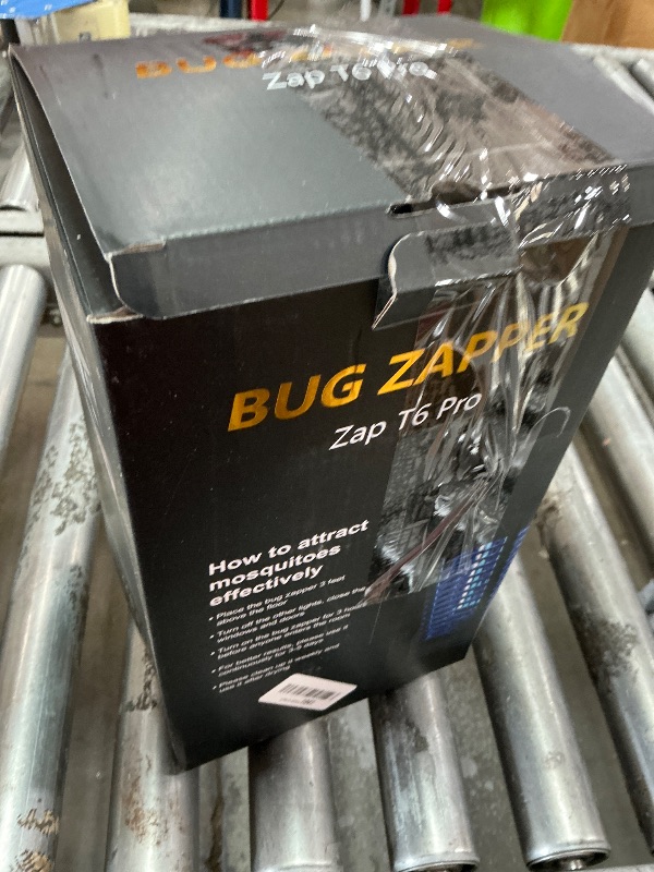 Photo 1 of GOOTOP Bug Zapper Outdoor, Mosquito Zapper, 3 Prong Plug in Electric Fly Zapper, Mosquito Killer, Fly Traps, Flying Insects Zapper Indoor Outdoor 90-130V, 4200V, ABS Plastic Outer (Black)