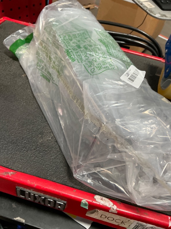 Photo 1 of AIYoo Large Transparent Flatware Tray Kitchen Drawer Organizer With Lid and Drainer - Plastic Kitchen Cutlery Tray and Utensil Storage Container with Cover - Dust-proof Dinnerware Holder