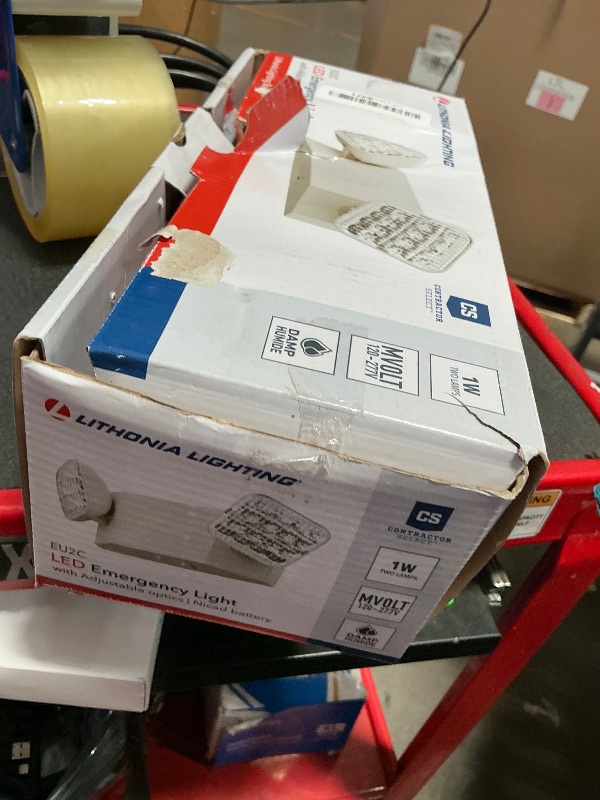Photo 1 of **ONE ONLY** Sunco LED Emergency Lights, Commercial Lighting for Business, Power Outages, Offices, with Backup Battery (90 Minutes), Wall Mount, Hard Wired, 120-277V, Fire Resistant (94V-0) UL.