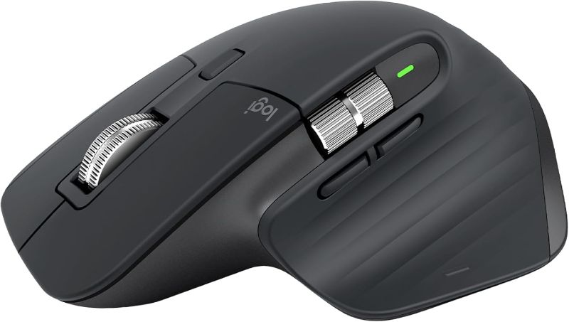 Photo 1 of (please see all images) Logitech MX Master 3S Wireless Mouse Standard Edition with Logi Bolt USB Receiver, Ultra-fast Scrolling, Ergo, 8K DPI, Track on Glass