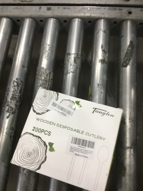 Photo 1 of 200 Pack Wooden Spoons Disposable - 6.3 Inch Length Biodegradable Cutlery - Compostable Bamboo Spoon For Chocolate, Coffee, Flavor, Ice Cream, Dessert, Parties, Dinners, Catering Services, Gatherings