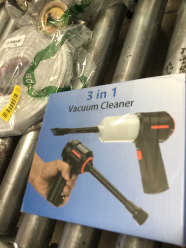 Photo 1 of **MISSING ALL ATTACHMENTS** Meudeen Air Duster - Computer Vacuum Cleaner - for Keyboard Cleaning- Cordless Canned Air- Powerful - Energy-Efficient(Air-01)