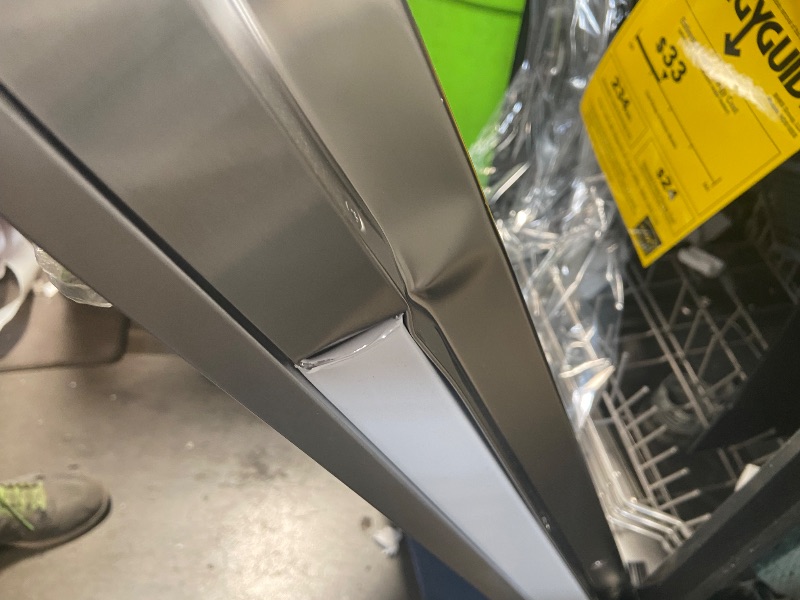 Photo 1 of **************DAMAGED, FOR PARTS ONLY***************
 Honeywell 18 Inch Dishwasher with 8 Place settings, 6 Washing Programs, Stainless Steel Tub, UL/Energy Star- Stainless Steel