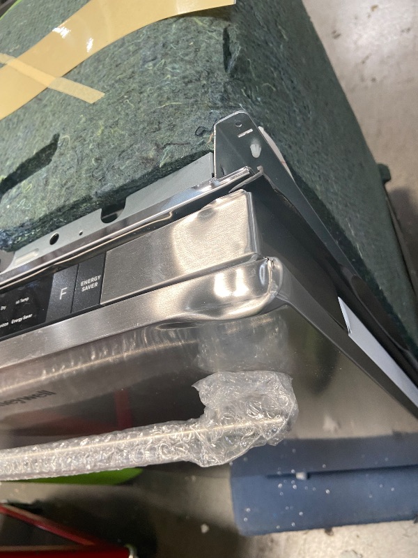 Photo 1 of **************DAMAGED, FOR PARTS ONLY***************
 Honeywell 18 Inch Dishwasher with 8 Place settings, 6 Washing Programs, Stainless Steel Tub, UL/Energy Star- Stainless Steel