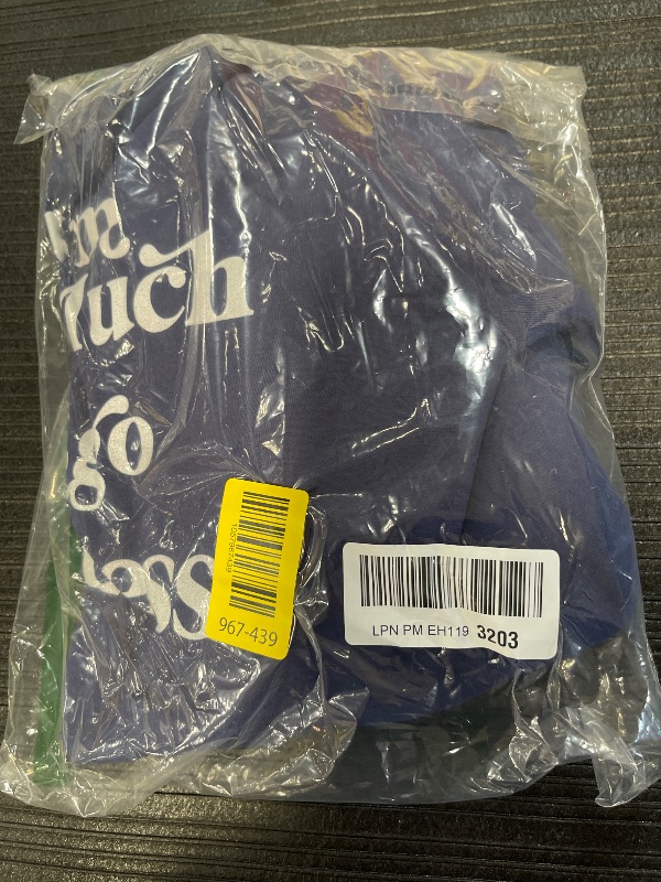 Photo 1 of (blue) (small) if i'm too much then go find less Zip Hoodie