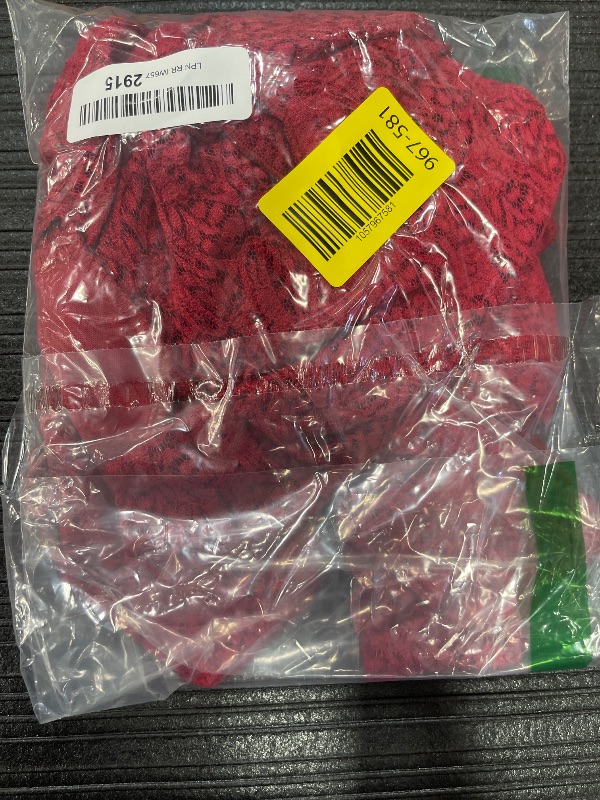 Photo 1 of *SMALL* Imily Bela Womens Long Sleeve Scoop Neck Tops Going Out Crop Tops Sexy Slim Fit Blouses Lace Shirts Wine Red