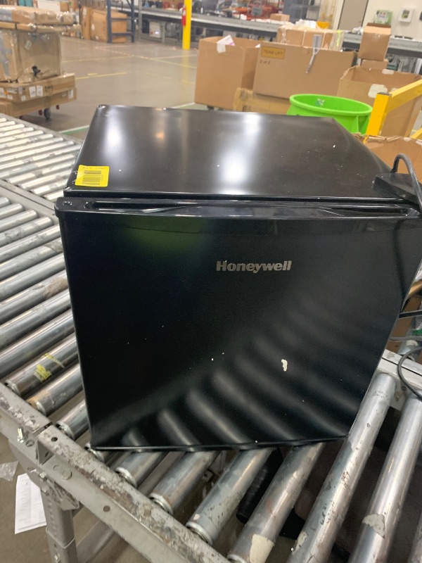 Photo 1 of Honeywell Mini Compact Freezer Countertop, 1.1 Cubic Feet, Single Door Upright Freezer with Reversible Door, Removable Shelves, for Home, Dorms, Apartment, Office- Black