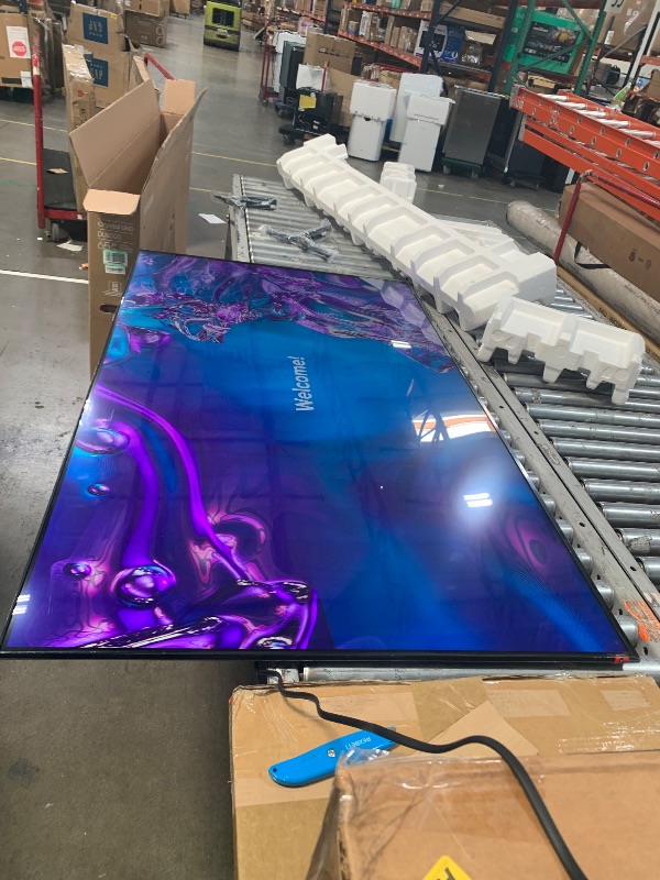 Photo 1 of LIKE NEW Samsung 65-Inch Class 4K Crystal UHD DU8000 Series HDR Smart TV w/Object Tracking Sound Lite, Motion Xcelerator, Ultra Slim Design, Gaming Hub, Alexa Built-in (UN65DU8000, 2024 Model)