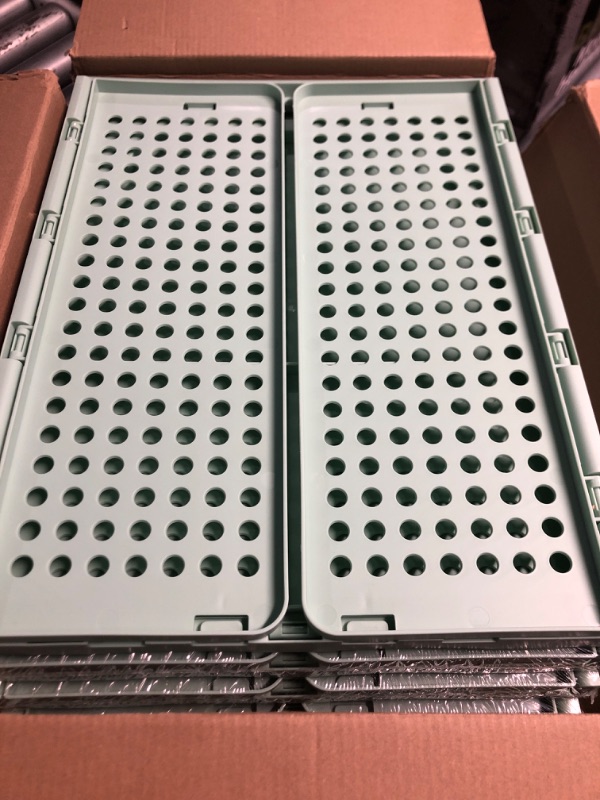 Photo 1 of (see all images) SNSLXH 5 Pack Stackable Closet Organizer Box, Multifunctional & Foldable