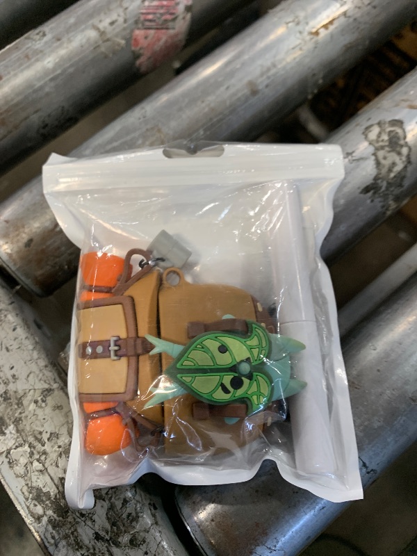 Photo 1 of [3 in 1] Silicone Korok Case Compatible with Airpods 2/1 with Keychain, Cute Anime Yahaha Shockproof Protective Cover for Kids Boys with Cleaning Kit