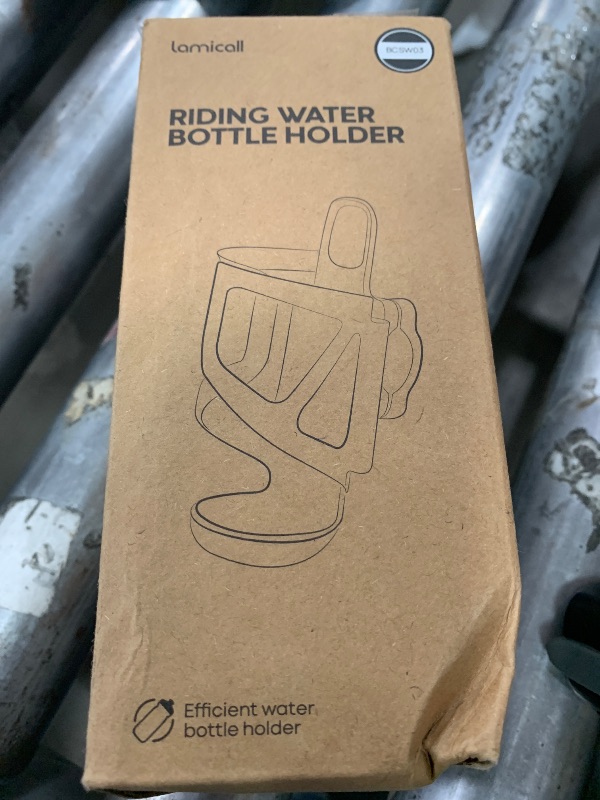 Photo 1 of Lamicall Bike Water Bottle Holder - [Tracker Storage] [Adjustable Spring Design] Bike Cup Holder, Bicycle Drink Cage, Cycling Bike Water Bottle Cage with Screws Tool, for 2.28-3.39" Diameter Bottles