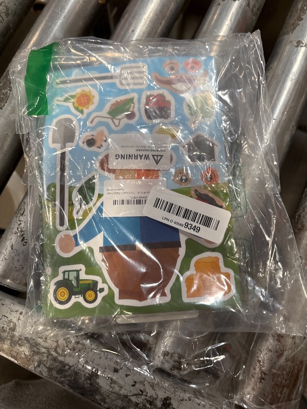 Photo 1 of 48 Sheets Make Your Own Stickers for Kids, Make a Farm Animal Face Sticker Sheets with Farm and Cute Animals for Kids Birthday Party Favors Supplies Teacher Reward