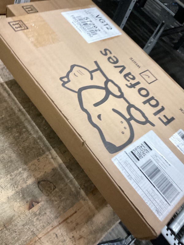 Photo 1 of **FOR PARTS ONLY/NON-FUNCTIONAL** Fldofaves Dog Gate - 18"-45" Adjustable Extra Wide Metal Baby Gate to Step Over, 10" Tall Small Pet Gate with 3 Extension Kits, Pressure Mounted for Doorways & Stairs