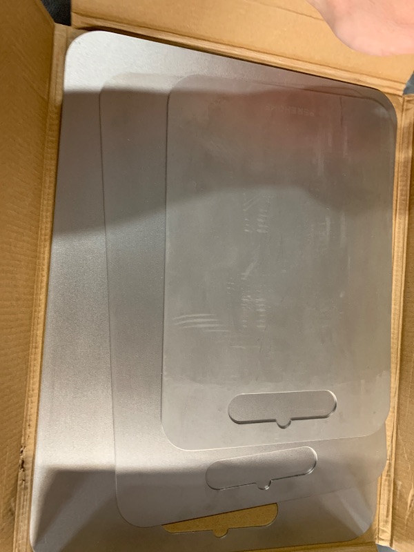 Photo 1 of ***(HEAVILY USED/ MINOR SCRATCHES)***PEREHOME 3pcs Titanium Cutting Board for Kitchen, Cutting Board Double Sided Food Grade, Chopping Boards with Handle, Dishwasher Safe, Cutting Boards For Meats, Fruits, Vegetables