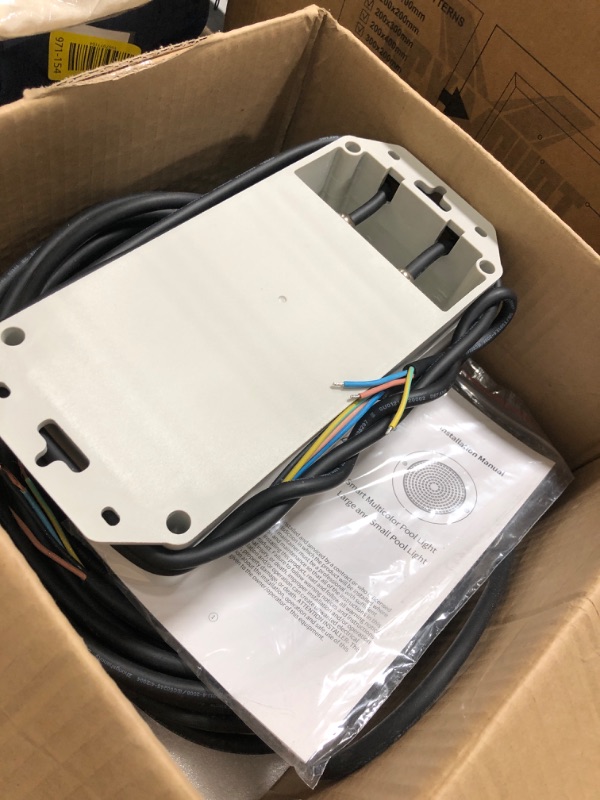 Photo 1 of FixOasis Led Pool Lights for Inground Pool, 12v Pool Light with 50FT Cord, 60W 10 Inch Led Pool Light with Controller, Remote and APP Control, Suitable for Most 10 Inch Wet Niche, IP68