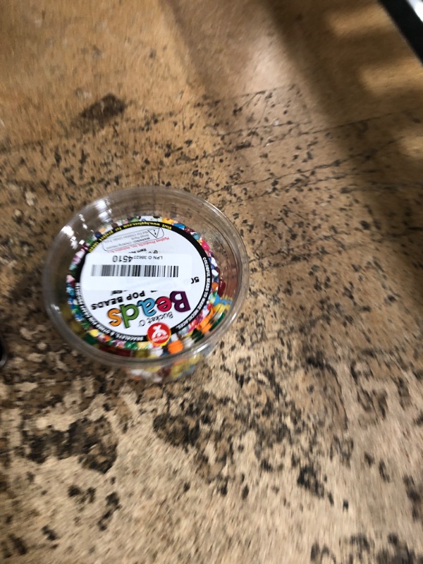 Photo 1 of **25% full** Hygloss Snap Pop Beads - 500 Piece Kids Jewelry Making Kit with Assorted Rainbow Colors, 10 mm, Perfect for Kids 3+ to Create Fun Snap Bead Jewelry