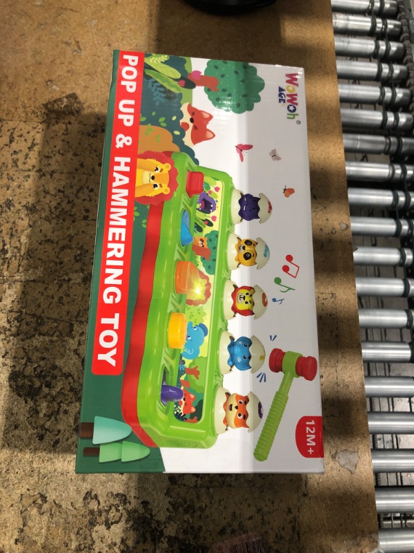 Photo 1 of 1 Year Old Toys for Boys Girls Birthday Gift, Cause and Effect Animal Pop Up Toy with Music and Light for Toddlers 1-3, Preschool Learning Educational Toys Easter Gifts for babies 6-12 months