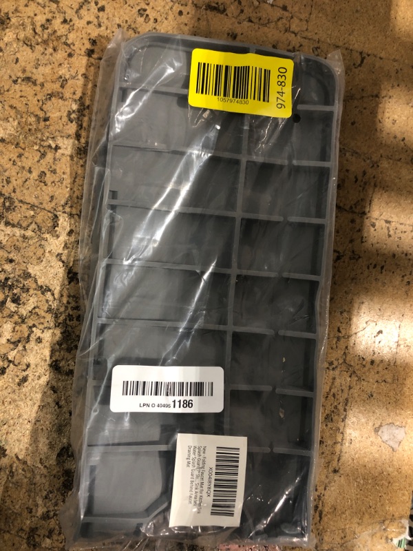 Photo 1 of 24'' Longer Faucet Mat for Kitchen Sink Splash Guard[7° Slope Fast Self-draining][Snap Lock Fit]Kitchen Sink Faucet Mat Splash Guard Kitchen Sink Area Water Splash Guard Behind Faucet Draining Mat