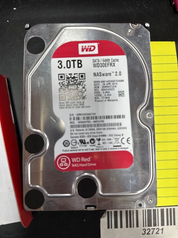Photo 1 of **FACTORY SEALED** Western Digital 26TB WD Red Pro NAS Internal Hard Drive HDD - 7200 RPM, SATA 6 Gb/s, CMR, 512 MB Cache, 3.5" - WD260KFGX