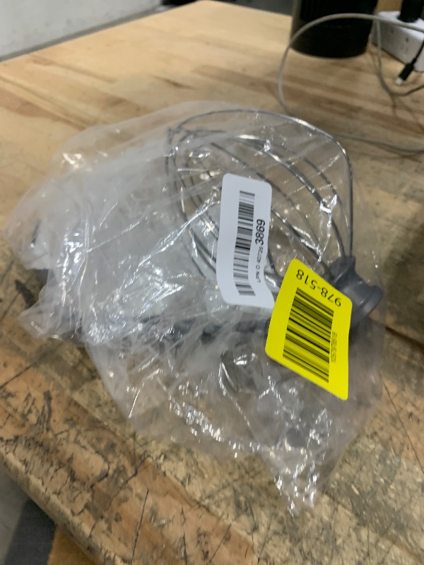 Photo 1 of 6-Wire Whip Attachment Fits KitchenAid Tilt-Head Stand Mixer Replace K45WW, Stainless Steel, Egg Heavy Cream Beater, Cakes Mayonnaise Whisk