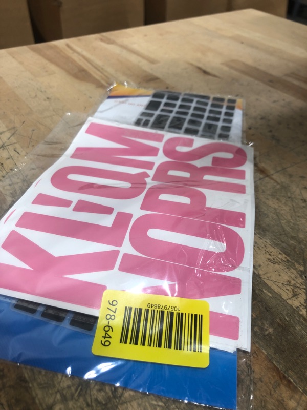 Photo 1 of 3 Inch Letter Stickers, 138 Pieces Self Adhesive Alphabet Number Sticker for Mailbox, House Number and Water Bottle, Waterproof Sticky Vinyl Symbol Stickers for DIY(12 Sheet Pink) AND Keyboard Cover for 2025 2024 2023 15.6 Dell Inspiron 15 3520 3510 3511