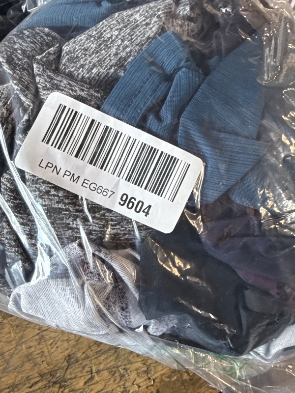 Photo 1 of 5 Pack Men’s Active Quick Dry Crew Neck T Shirts | Athletic Running Gym Workout Short Sleeve Tee Tops Bulk (Set 3, Large)