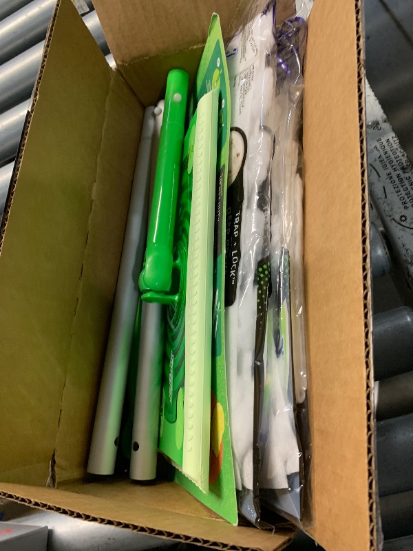 Photo 2 of (missing pieces) Swiffer Sweeper 2-in-1 Dry + Wet Floor Mopping and Sweeping Kit, Multi-Surface Kit for Floor Cleaning, Kit Includes 1 Sweeper