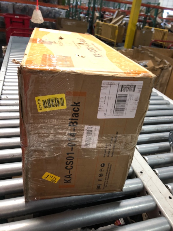 Photo 1 of ***USED - INCOMPLETE - MISSING PARTS - SEE PICTURES***
Kitchen Academy Induction Cookware Set-17 Piece Non-stick Cooking Pan Set, Black Granite Pots and Pans Set