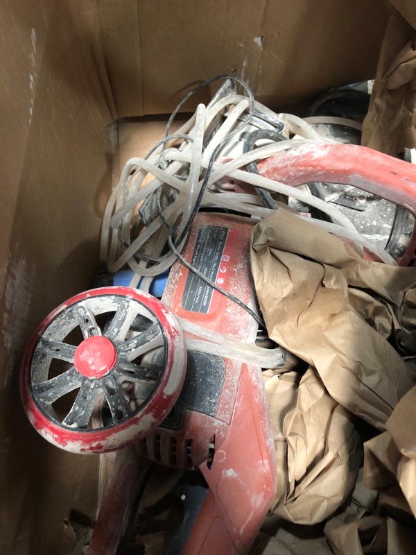 Photo 1 of *VERY DIRTY NEEDS DEEP CLEAN// UNABLE TO TEST* VICSEC 110V 6800W Electric Concrete Saw 14" Wet/Dry Circular Saw with 135 Saw Blade and Rolling Pulley Masonry Cutting Tool for Granite, Porcelain, Wood,Concrete, Stone, etc.