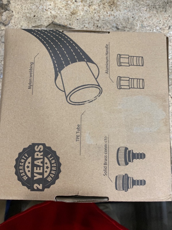 Photo 1 of 10FT Lightweight Garden Hose,Flexible Water Hose with Solid Brass Head,Kink-Free,Collapsible Hose,High Pressure Flat Water Hose for RV,Boat,Car Wash,Garden,Yard,Camper,Outdoor (GreenBlack, 10 feet)