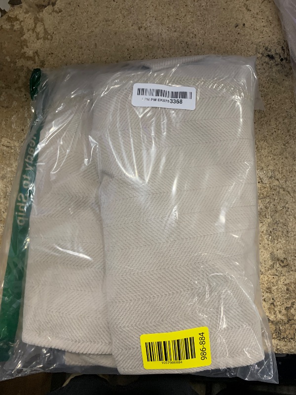 Photo 1 of ***(HEAVILY USED/ MINOR DAMAGE)***ZWJD Beige Pillow Covers 24x24 Set of 2 Chenille Throw Pillow Covers with Elegant Design Soft and Luxurious Decorative Throw Pillows for Couch, Bed, and Home Decor