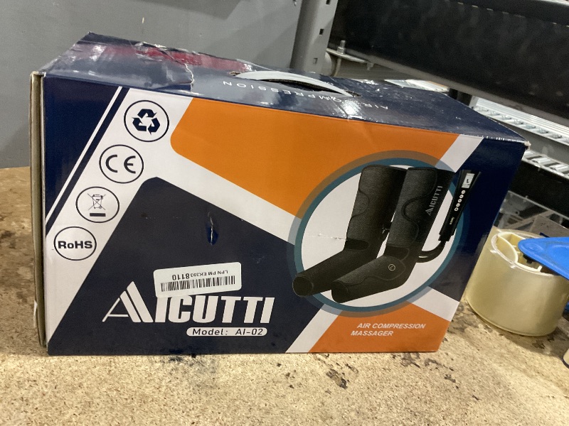 Photo 1 of AICUTTI Professional Air Compression Leg and Foot Massager with Heat - Christmas & Birthday Gifts for Men & Women, Improved Circulation & Pain Relief, Ideal for Parents on Mother's Day & Father's Day