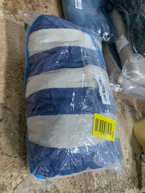 Photo 1 of ***(MISSING PARTS/ SEE NOTES)***ANYOO Cotton Hammock Portable Camping Hammocks for Hanging Sturdy Garden Comfortable Fabric Hammock with Tree Straps Up to 660lbs with Travel Bag for Camping Outdoor/Indoor Patio Backyard
