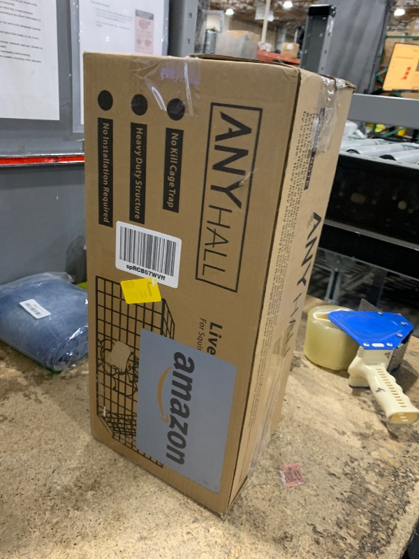 Photo 1 of Anyhall Heavy Duty Humane Live Animal Cage Trap for Squirrels, Weasels and Similar-Size Rodents - 17” x 7” x 7”