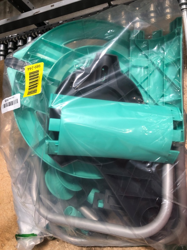 Photo 1 of (FAIR) HVNPSH Portable Garden Hose Reel Cart, Hold Up to 50-75 Ft Hose, Wall Mounted Water Hose Reel, Mobile Garden Hose Holder Tools With Built-In Guide, for Outside Car Washing, Watering