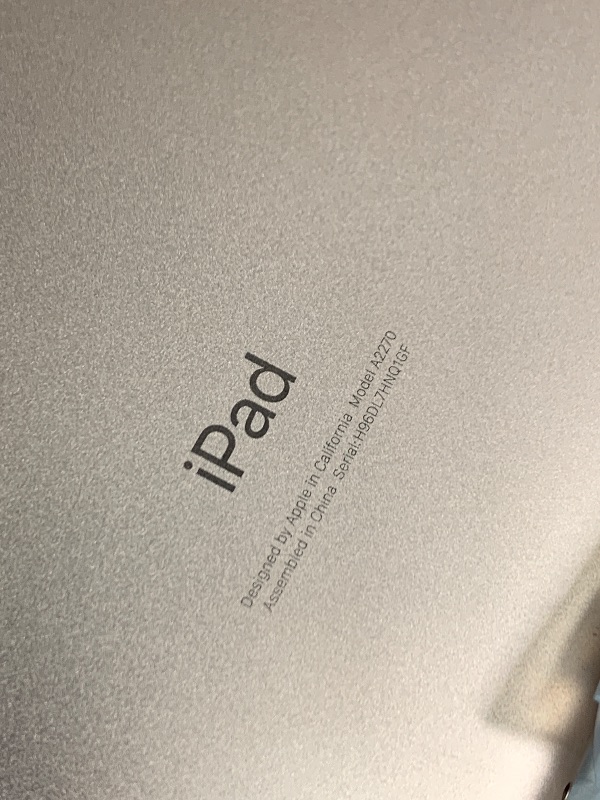 Photo 1 of ***LOCKED TO PREVIOUS OWNER *** Apple iPad (10.2-inch, Wi-Fi, 32GB) - Gold (Latest Model, 8th Generation) (Renewed)