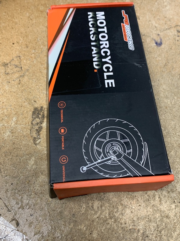Photo 1 of * MISSING RUBBER PIECE ON THE BOTTOM* Motorcycle Rear and Front Wheel Lift Stand Trail Stand Easy And Portable-Second Generation New Design for Most Motorcycle Wheels1057992356
