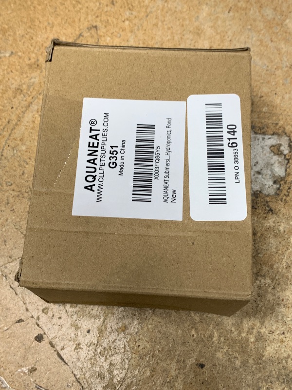 Photo 1 of AQUANEAT Small Fountain Pump, 80 GPH Mini Submersible Water Pump with 3.3 ft Tubing, for Aquarium Fish Tank, Pet Water Fountain, Hydroponics, Pond Waterfall