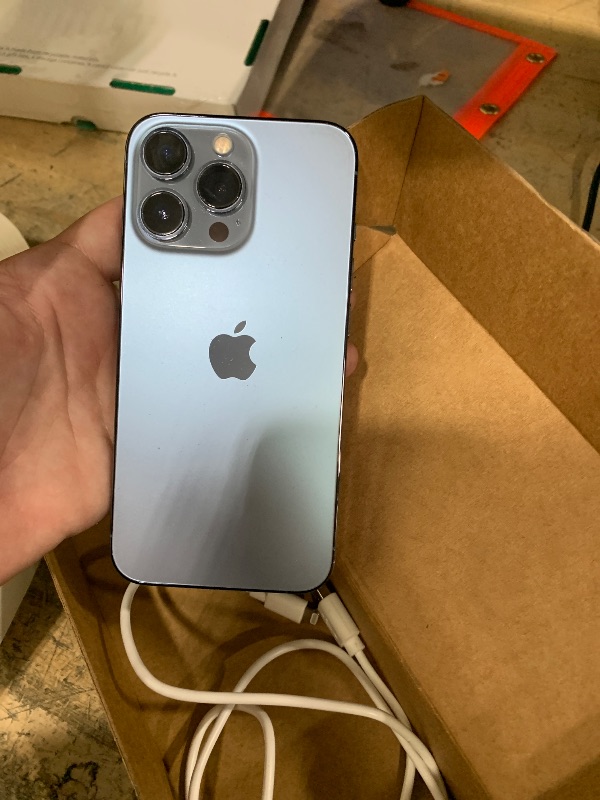 Photo 1 of ***PARTS ONL LOCKED PHONE***Apple iPhone 13 Pro, 256GB, Sierra Blue