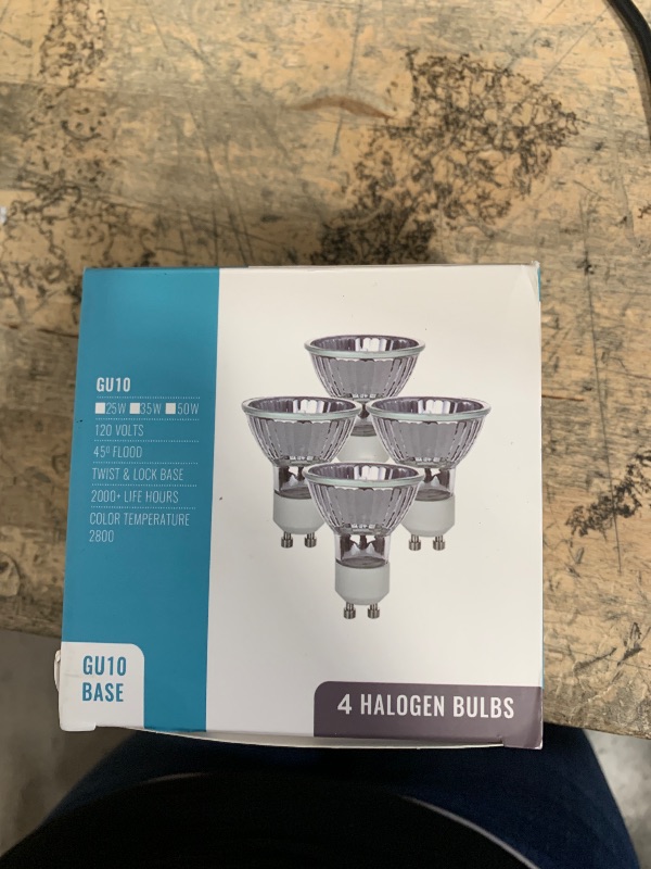 Photo 1 of 4 halogen bulbs 120 volts