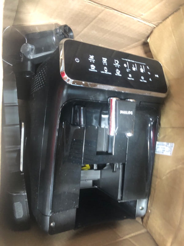 Photo 1 of (PARTS) (NOT FUNCTIONAL) Philips 3200 Series Fully Automatic Espresso Machine, LatteGo Milk Frother, 5 Coffee Varieties, Intuitive Touch Display, 100% Ceramic Grinder, AquaClean Filter, My Coffee Choice, Black (EP3241/54)