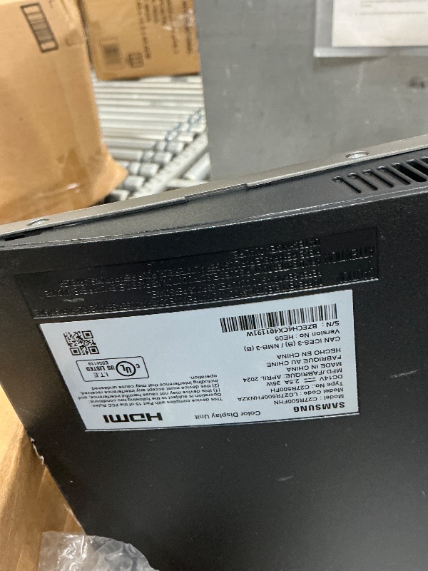 Photo 1 of ***FINAL SALE*** SAMSUNG 27-Inch CR50 Frameless Curved Gaming Monitor (LC27R500FHNXZA) – 60Hz Refresh, Computer Monitor, 1920 x 1080p Resolution, 4ms Response, FreeSync, HDMI,Black
