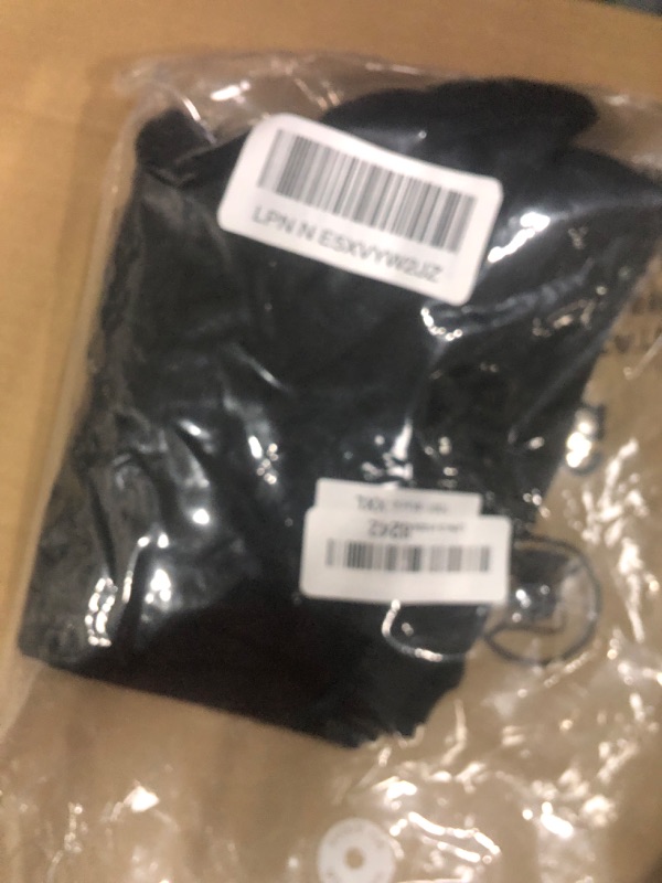 Photo 1 of 100% Cotton Black Basic T Shirts for Women, Crew Neck Short Sleeve Shirts, Loose Fit Plain Workout Tshirts, Tops, Undershirts