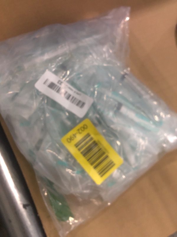 Photo 1 of JOLLY PARTY 50 Pack 3ml Syringes with Caps, 3cc Syringe Needleless, Small Oral Syringe with Tip Cap Individually Wrapped for Scientific Labs, Liquid Measuring, Pet Feeding, Oil & Glue Dispenser