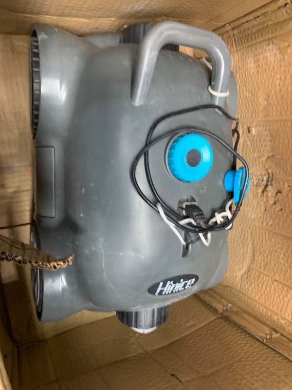 Photo 1 of (PARTIAL SET) Hinice Cordless Robotic Pool Cleaner,Automatic Pool Vacuum Robot for In-Ground/Above Ground Pools,150 Min Runtime, IPX8 Waterproof, 2200 Sq Ft Coverage (Dark Grey)