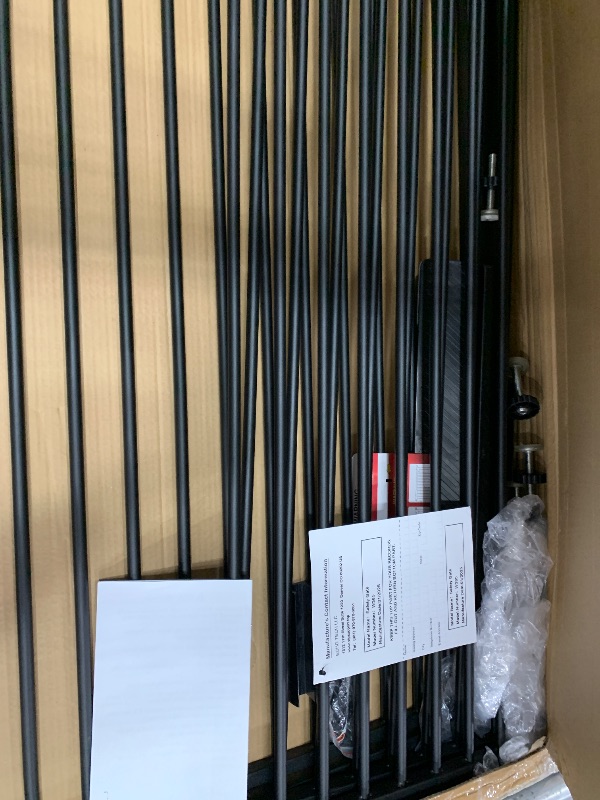 Photo 1 of *****************MISSING PIECES**********************
THEYFIRST 40.55" Extra Tall Dog Gate for Doorways Stairs, 57.5-60.2 in Extra Wide Baby Gate Walk Thru, Pressure Mounted Tall Pet Gates No Drill, Large Doggie Gates with Door, Auto Close Indoor, Black