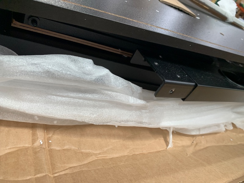 Photo 1 of ***PARTS ONLY***

Rolanstar TV Stand with Power Outlet & LED Lights, Modern Entertainment Center for 32/43/50/55/65 Inchs TVs, TV Table, Universal Gaming LED TV Media Stand with Large Storage Cabinet, Black