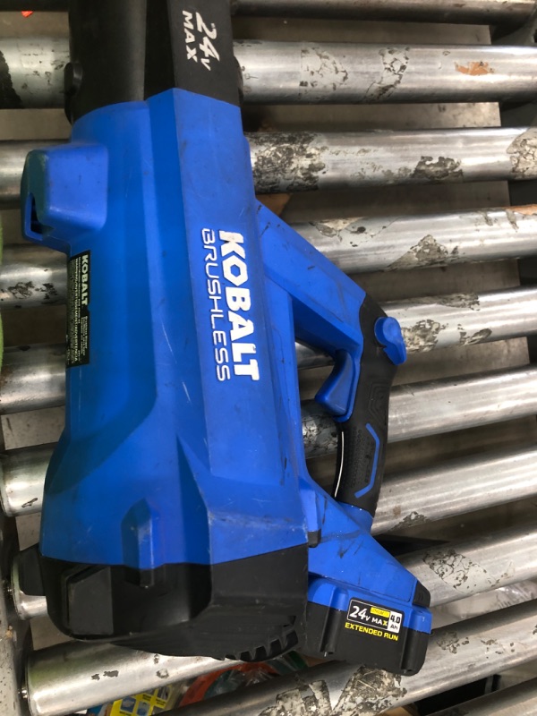 Photo 1 of  KOBALT BRUSHLESS 24V MAX BLOWER WITH BATTERY 
