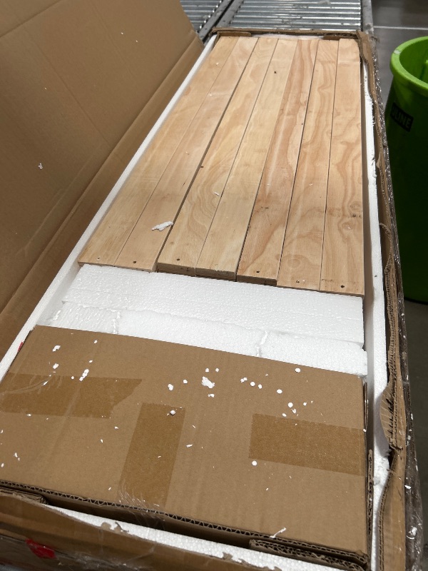 Photo 1 of ***ONLY BOX 2, MISSING BOX 1 OF 2**Merax Twin Size Corner Bed Frames with Desk and Trundle & Storage Shelves Headboard, Pinewood U-Shaped Captain Daybed for Small Room, Bedroom, Guest Room, Kids' Room, White