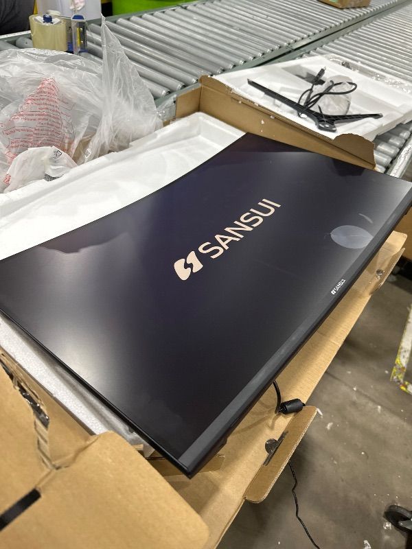 Photo 1 of SANSUI 27 Inch Curved Gaming Monitor 200Hz 180Hz 1ms with Speakers FHD 1080P Computer Monitor FreeSync|1500R|130% sRGB|HDR|Low Blue Light|HDMI DP Ports|VESA Mount|Metal Stand(HDMI Cable Incl.)